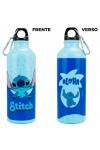 SQUEEZE ALUMÍNIO 500 ML C/ MOSQUETÃO STITCH AZUL DISNEY